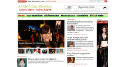 Desktop Screenshot of celeb-kepek.info